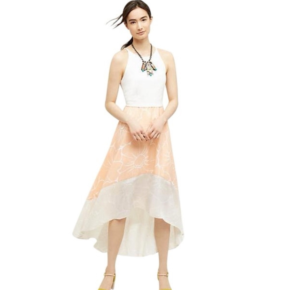 Anthropologie hutch high low dress size M